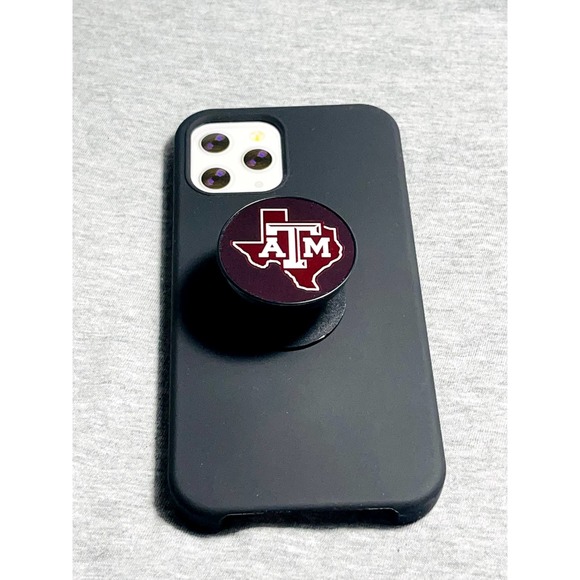 Texas A&M University College Football Phone Holder Stand With Adhesive Base - Picture 4 of 6